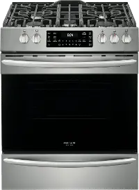 FGGH3047VF Frigidaire Gallery 30 Inch Gas Range with Air Fry - 5.6 cu. ft. Stainless Steel