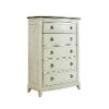 Clearance Country Distressed White Chest of Drawers - Chapel Hill
