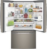 GYS22GMNES GE Counter Depth French Door Refrigerator - 22.2 cu. ft., 36 Inch Slate-2