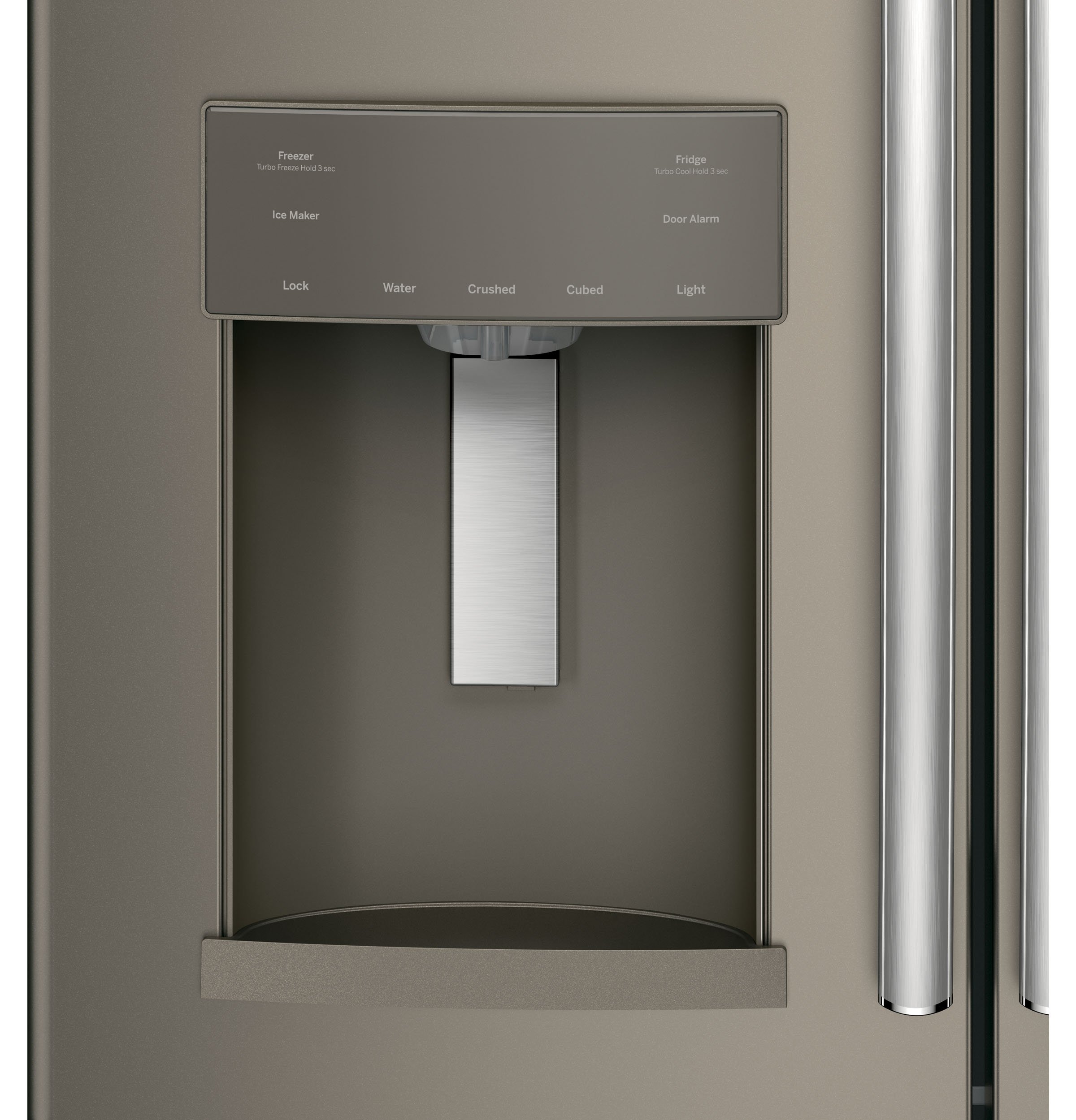 GYS22GMNES GE Counter Depth French Door Refrigerator - 22.2 cu. ft., 36 Inch Slate-3