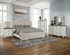 Country White 4 Piece King Bedroom Set - Chapel Hill