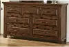 Clearance Hillcrest Brown Dresser