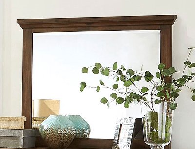 Rustic Chestnut Brown Mirror - Hillcrest