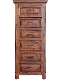 Rustic Chestnut Brown Lingerie Chest - Hillcrest