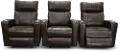 Carter Brown Leather-Match 3 Piece Power Home Theater Seating