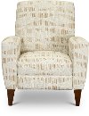 28-431/F168036 Sandstone Beige Push Back High Leg Recliner - Scarlett