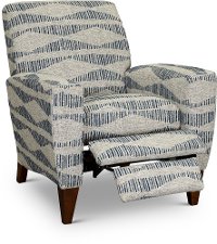 28-431/F168086 Bluestone Gray and Blue Push Back High Leg Recliner - Scarlett-2