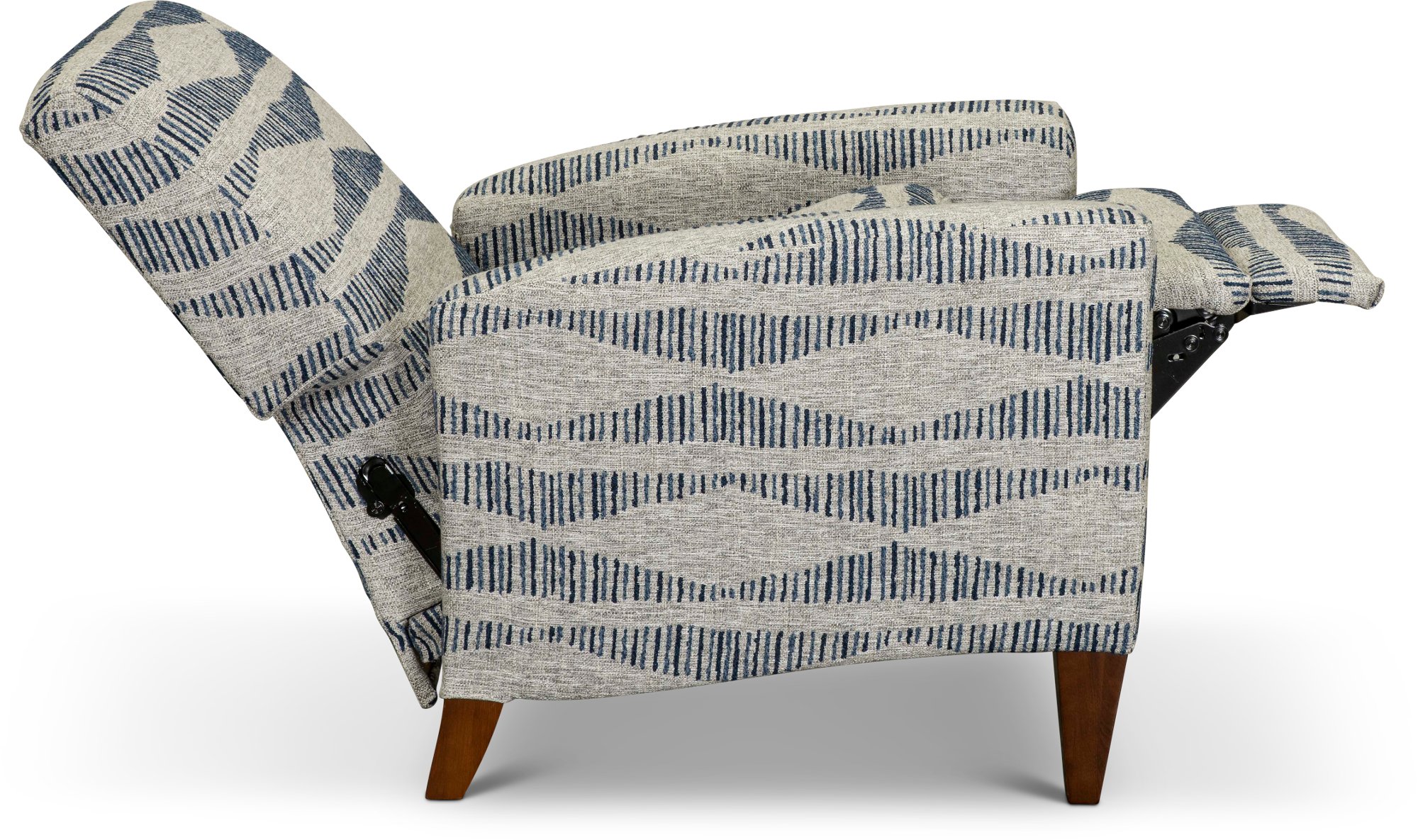 28-431/F168086 Bluestone Gray and Blue Push Back High Leg Recliner - Scarlett-3
