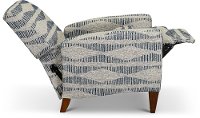 28-431/F168086 Bluestone Gray and Blue Push Back High Leg Recliner - Scarlett-3