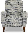 28-431/F168086 Scarlett Bluestone Gray and Blue Push Back High Leg Recliner