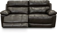 Chocolate Brown Leather-Match Power Reclining Sofa - Integrity