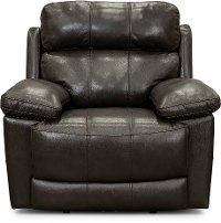 Chocolate Brown Leather-Match Power Recliner - Integrity-3