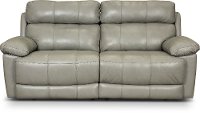 Slate Gray Leather-Match Power Reclining Sofa - Integrity-2