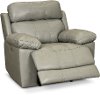 Slate Gray Leather-Match Power Recliner - Integrity