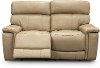 Putty Leather-Match Power Reclining Loveseat - Integrity