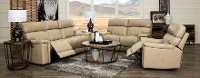 Putty Leather-Match Power Reclining Loveseat - Integrity-2
