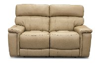 Putty Leather-Match Power Reclining Loveseat - Integrity-3