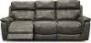 Clearance Integrity Graphite Gray Leather-Match Power Reclining Sofa