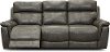 Graphite Gray Leather-Match Power Reclining Sofa - Integrity