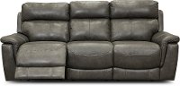 Graphite Gray Leather-Match Power Reclining Sofa - Integrity