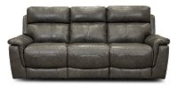 Graphite Gray Leather-Match Power Reclining Sofa - Integrity-2