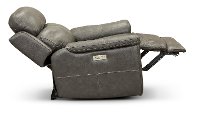 Graphite Gray Leather-Match Power Recliner - Integrity-2