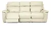 Integrity Pearl White Leather-Match Power Reclining Sofa