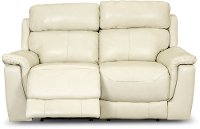 Pearl Leather-Match Power Reclining Loveseat - Integrity