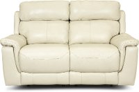 Pearl Leather-Match Power Reclining Loveseat - Integrity-3