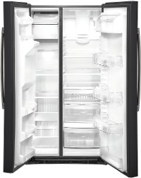 GZS22IENDS GE 21.8 cu. ft. Side by Side Counter Depth Refrigerator - 36 Inch Black-4
