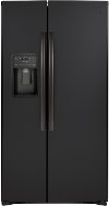 GZS22IENDS GE 21.8 cu. ft. Side by Side Counter Depth Refrigerator - 36 Inch Fingerprint Resistant Black Slate