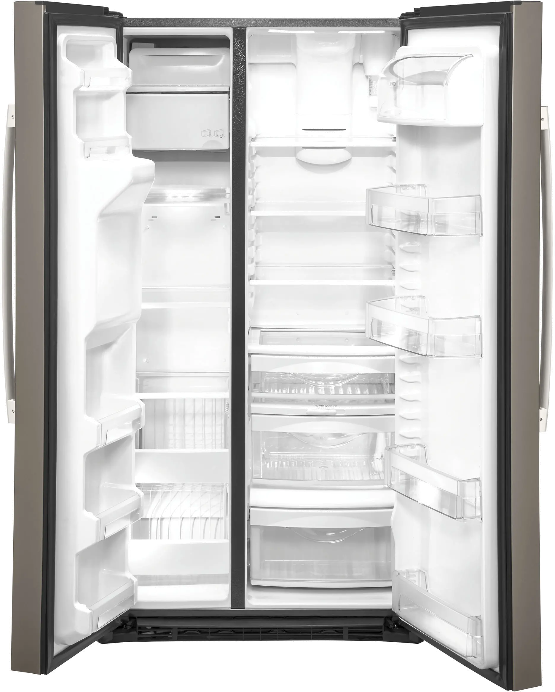 GZS22IMNES GE 21.8 cu ft Side by Side Refrigerator - Counter Depth Slate-4