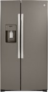 GZS22IMNES GE 21.8 cu. ft. Side by Side Counter Depth Refrigerator - 36 Inch Black Stainless Steel