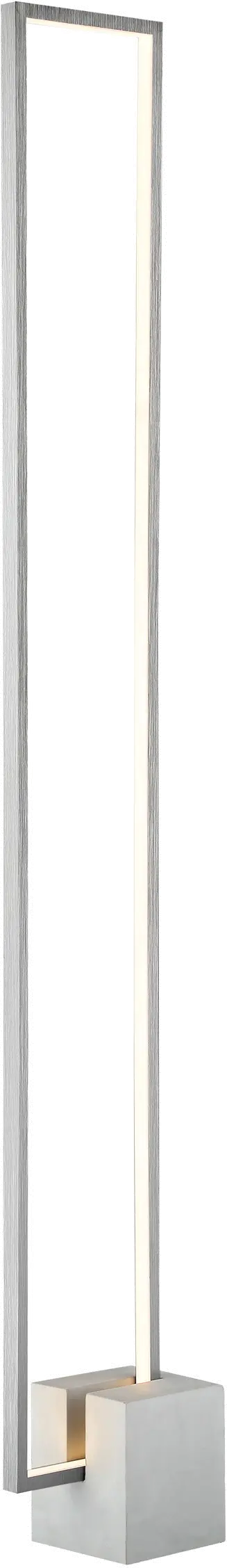 Modern Aluminum and Cement LED Floor Lamp - Fantica-1