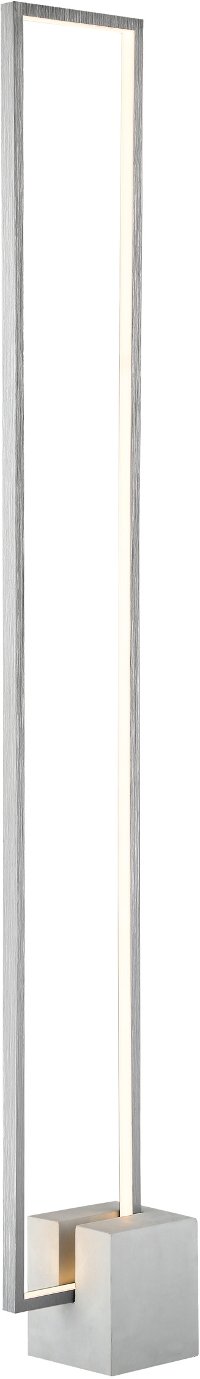 Modern Aluminum and Cement LED Floor Lamp - Fantica