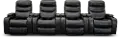 Cinema Black 4 Piece Power Home Theater Seating
