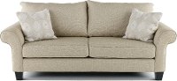 Casual Linen Beige Sofa - Conrad