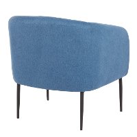 CHR-RENEE-BKBU Blue Fabric Modern Accent Chair - Renee-3