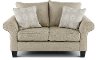 Casual Linen Beige Loveseat - Conrad