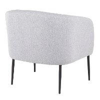 CHR-RENEE-BKGY Gray Fabric Modern Accent Chair - Renee-4