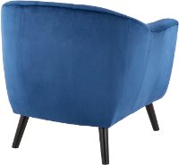 CHR-RCKWLV-BU Blue Velvet Contemporary Accent Chair - Rockwell-3
