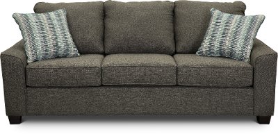 Contemporary Charcoal Gray Sofa - Paxton