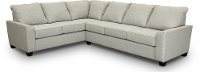 Linen 2 Piece Sectional Sofa with RAF Sofa - Paxton