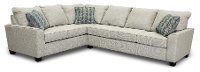 Linen 2 Piece Sectional Sofa with RAF Sofa - Paxton-2