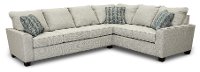 Linen 2 Piece Sectional Sofa with LAF Sofa - Paxton-2