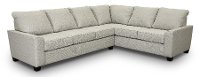 Linen 2 Piece Sectional Sofa with LAF Sofa - Paxton-3