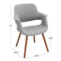 CHR-JY-VFL-GN Green Mid Century Modern Accent Chair - Vintage Flair-4