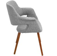 CHR-JY-VFL-LGY Gray Mid Century Modern Accent Chair - Vintage Flair-2