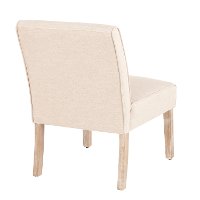 CHR-VNEO-WWBG/CHAIR Contemporary Beige Armless Accent Chair - Vintage Neo-3