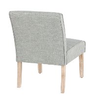 CHR-VNEO-WWGN Contemporary Green-Gray Armless Accent Chair - Vintage Neo-3